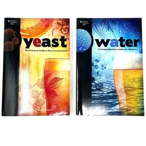 (2) Book Set, Water: A Guide for Brewers, Yeast: A Guide to Beer Fermentation